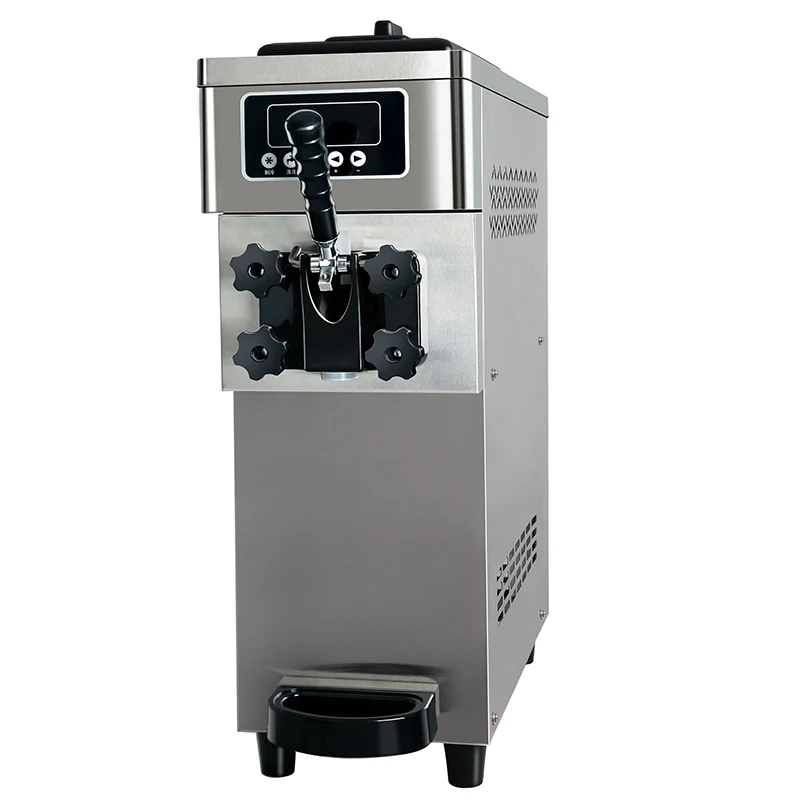 

ZBX Mini Soft Serve Ice Cream Commercial Yogurt Maker Machine Ice Cream Machine for Hotel Food Machinery
