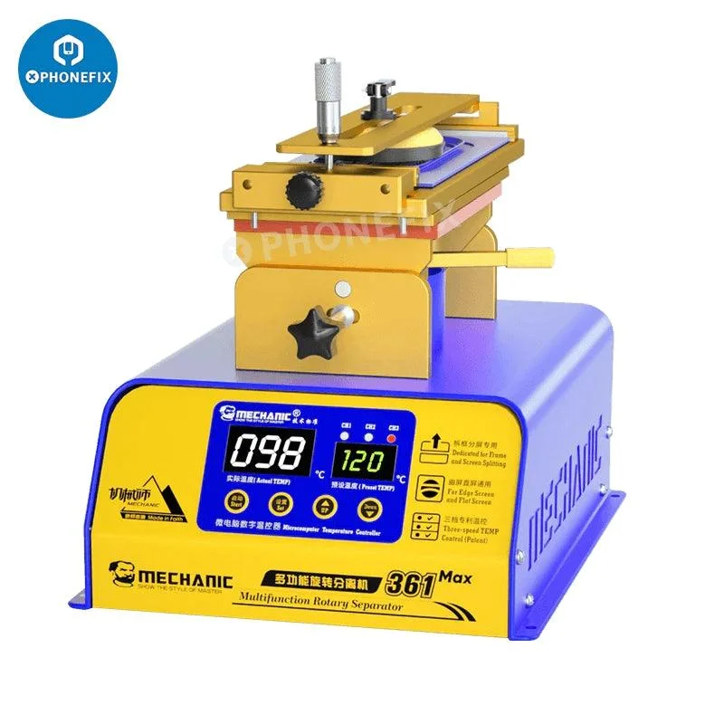 

Mechanic Preheating Separator 361 Rotatable LCD Separate Machine Display Touch Screen Hot Plate Phone Repair Heating Station