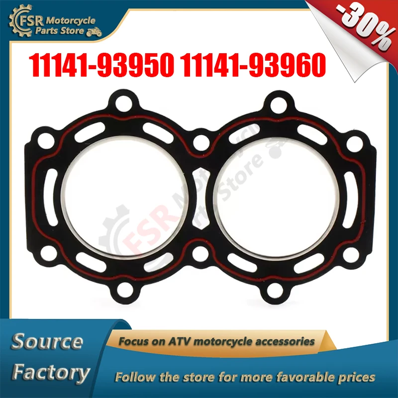 

Прокладка головки блока цилиндров лодочного двигателя подходит для подвесного двигателя Suzuki DT 9,9 л.с., 15 л.с., 2-тактный двигатель 11141-93950 11141-93960