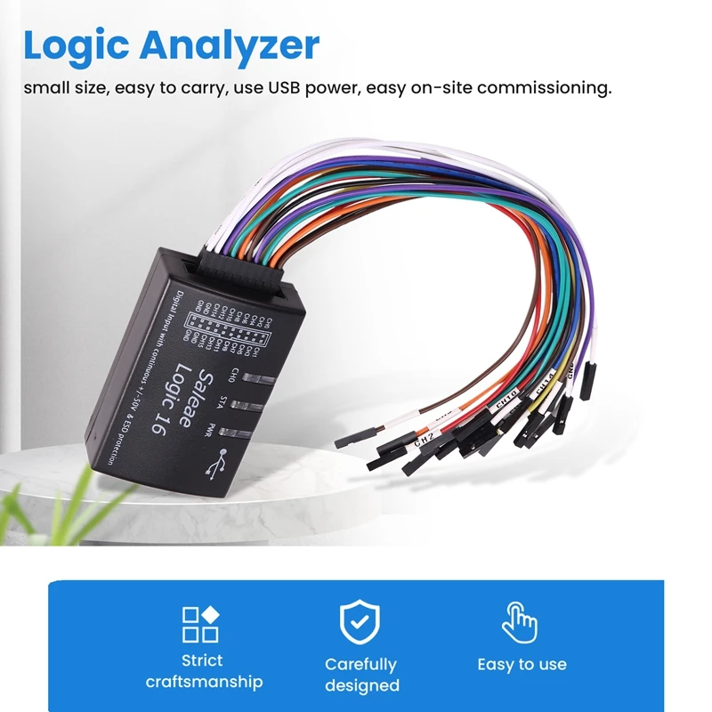 Logic USB Logic Analyzer For Official Version Sample Rate 100M 16 Channels Instruments