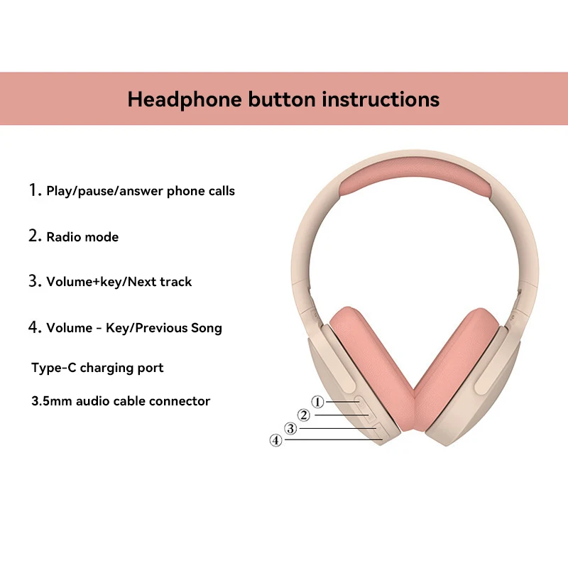 Xiaomi Original P2961 Wireless Headset Bluetooth 5.3 Earphone For Samsung iPhone Stereo HIFI Headphone Game Earbuds With Mic