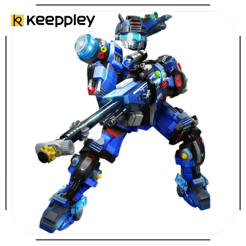 Keeppley Ace Pilot Chinese Hero Special Forces Sniper Mecha Building Blocks Movable Assembly Model Educational Toys Gift for Boy