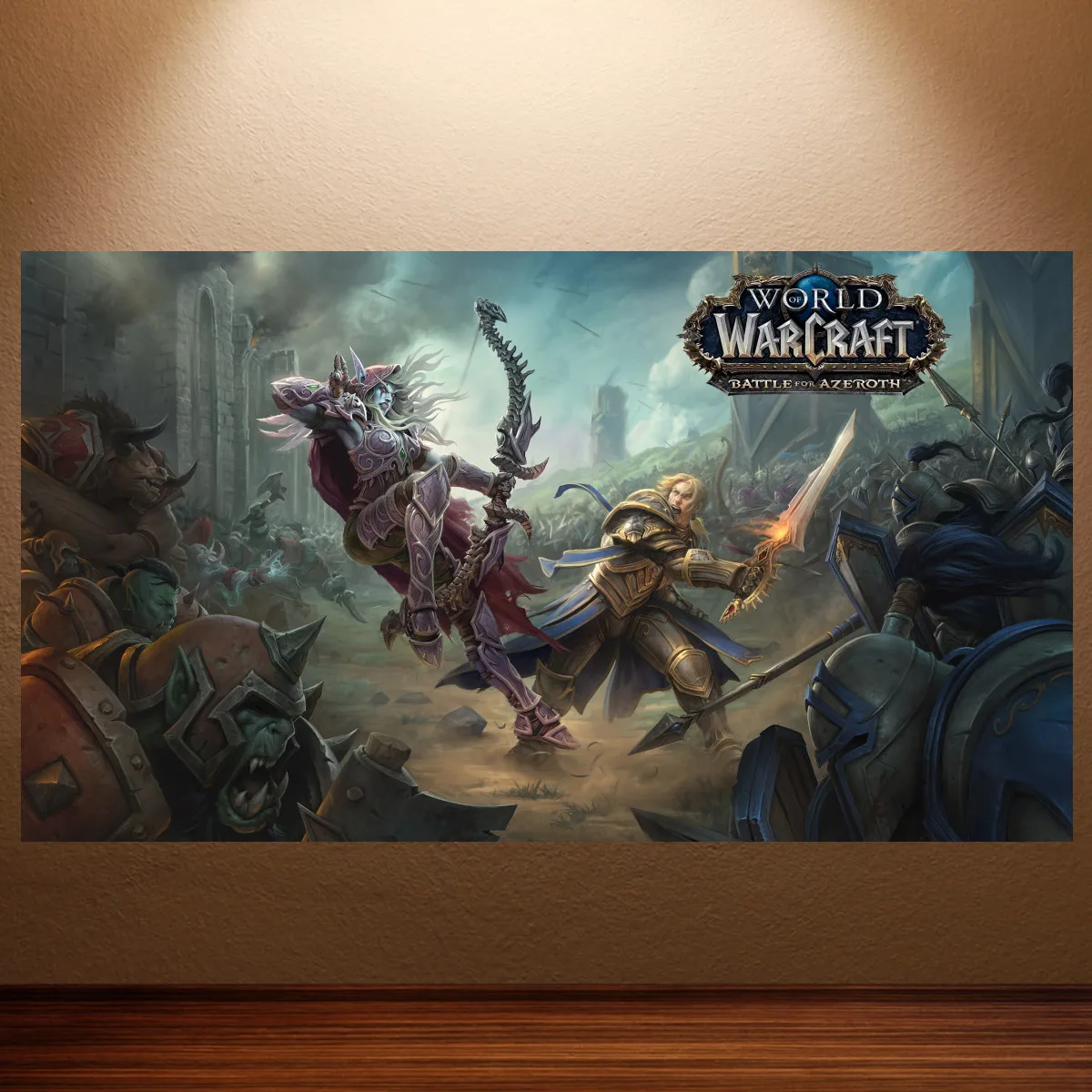 World of Warcraft Poster WOW Retro Poster Classic Game Poster Canvas Wall Painting Game Room Wall Decor Room Wall Art Sticker