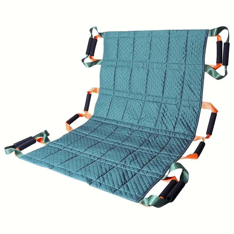 1 قطعة حصيرة نقل المريض الأخضر الداكن مع 3-Layer تنقش أكسفورد القماش النايلون الساق رفع تحول المعونة لكبار السن نقل آمن