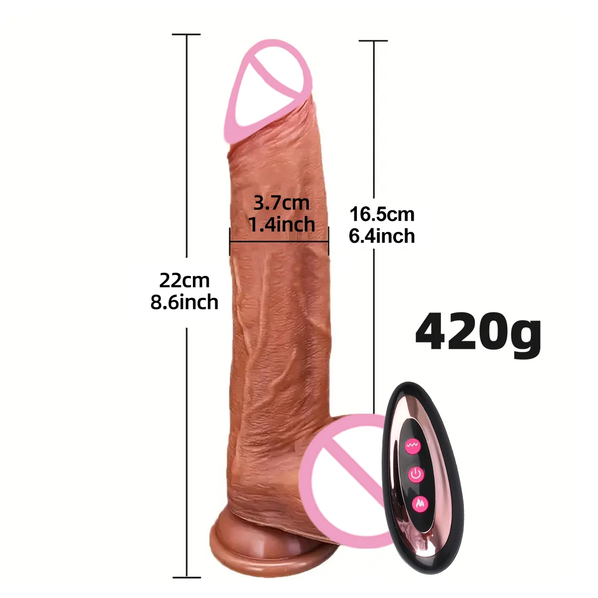 Vibrador Vibrador realista para mulheres, Vibradores de aquecimento telescópico, Masturbação Feminina Pênis, Sex Toys, Máquina adulta, Swing