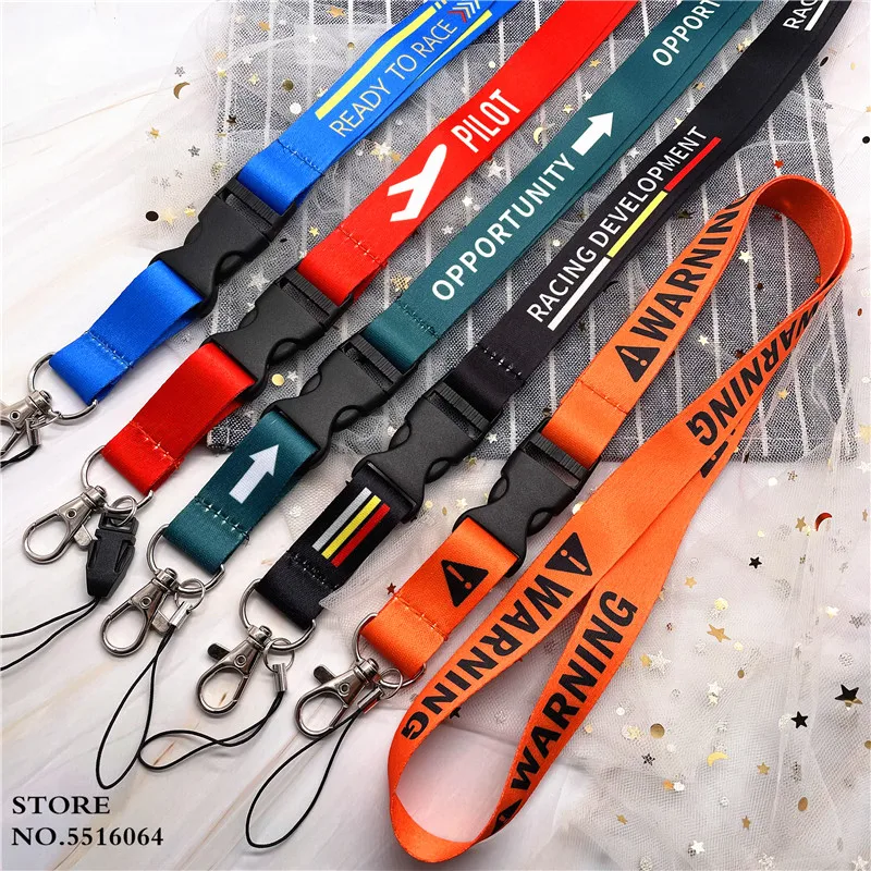 Modetrend Lanyard voor mobiele telefoon Anti-verloren badges Sleutelhanger Document Nekkoord Werk Sling Sling Tentoonstelling Sling Camera Sling