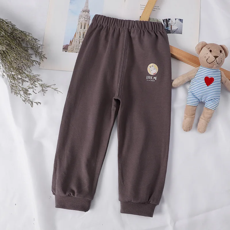 Meninos recém-nascidos meninas leggings algodão primavera outono casual calças de bebê dos desenhos animados 0-4y