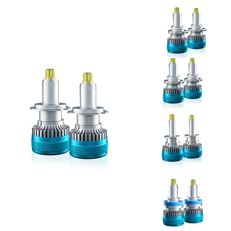 Car 360 LED Headlight Bulb Fog Lighting Turbo Mini Lamp 100W 32000LM 6000K 10-32V