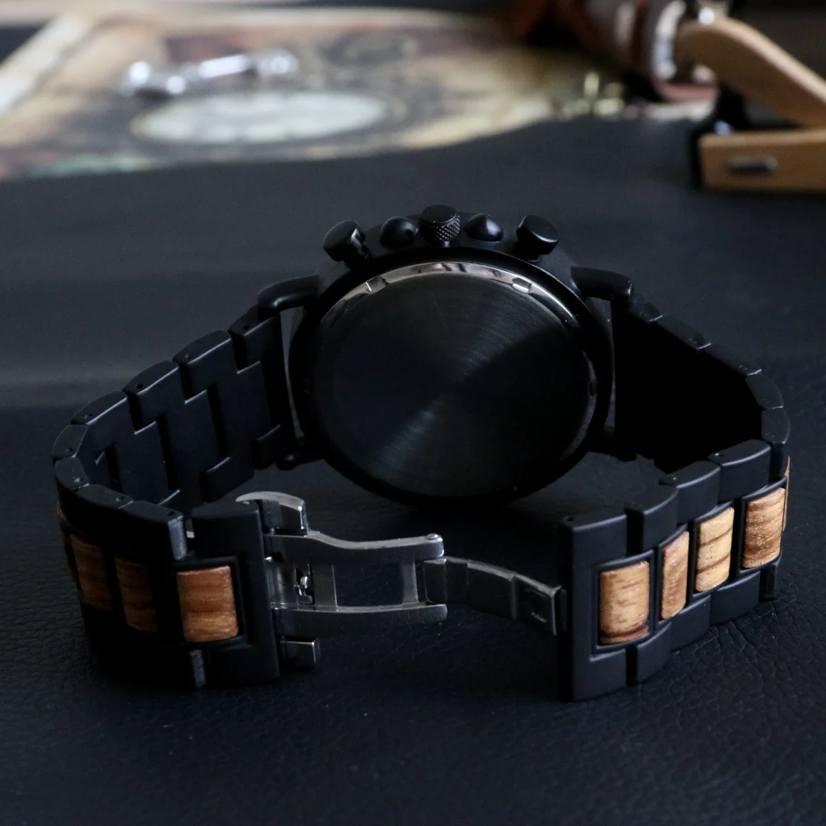 Wood Watch for Men Luxury Watch Unique Designs Timepieces Chronograph Ckock Men\'s Wooden Wrist Wacthes Gift Drop Shipping