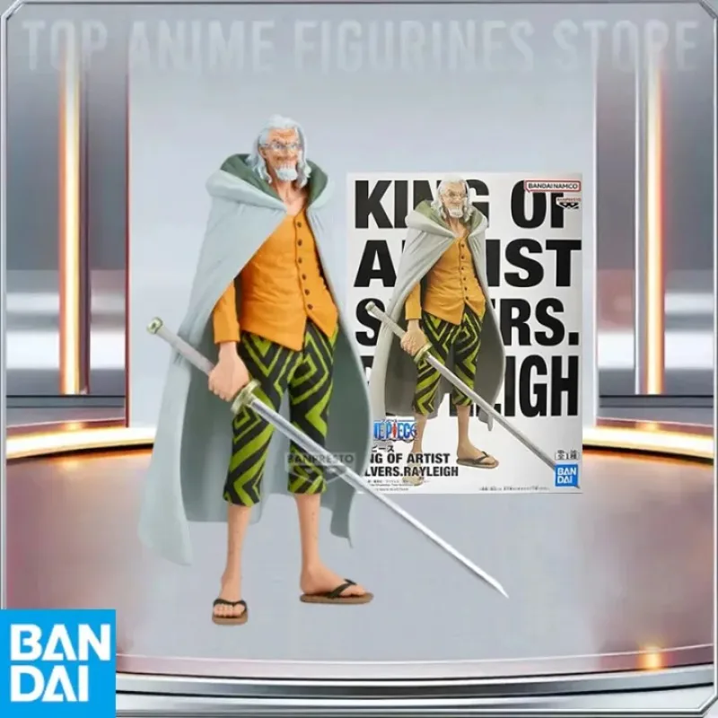 

Оригинальная коллекционная фигурка BANDAI BANPRESTO One Piece King of Artist Silvers Rayleigh, модель аниме-персонажа, игрушка, подарок на праздник