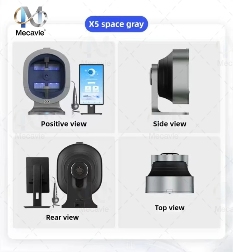 

3D Magic Ai Facial Testing Mirror Wood Lamp Skin Analyzer Facial Tester Facial Acne Scanner Skin DetectorAnalyzer Machine