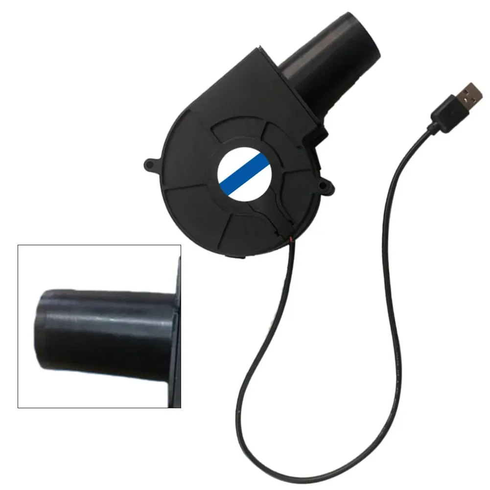 5v 9733 USB Blower Fan 35.15CFM Black PBT High Temp For Barbecue Grill Air Purifier Printer Cooling Turbine For Test Measurement
