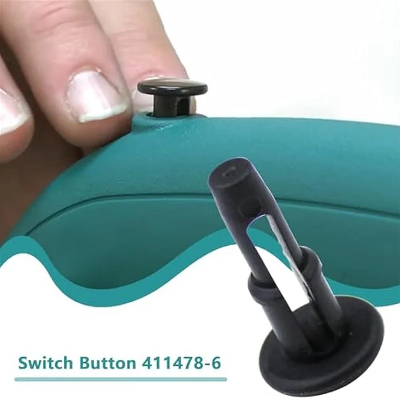 

【Home-Accessories】2Pcs Switch Button 411478-6 Fits For Mitre Saw LS1214 LS1013 LS1040 LS1212 2414B BLS712 BLS820