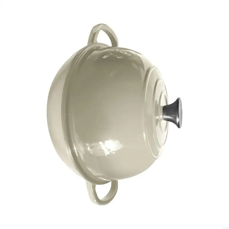  All Purpose Metal Enameled Cookware With Lid Good For Roasting Braising And Oven Baking