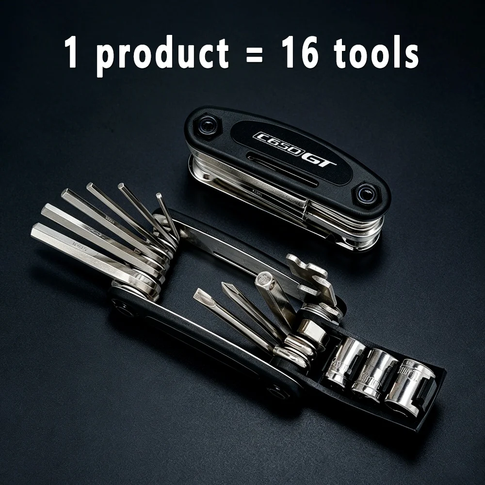 For BMW C650SPORT C650 C 650 SPORT GT C650GT Portable Socket Wrench Folding Multi Repair Tool Set Kit Multifunction Screwdriver