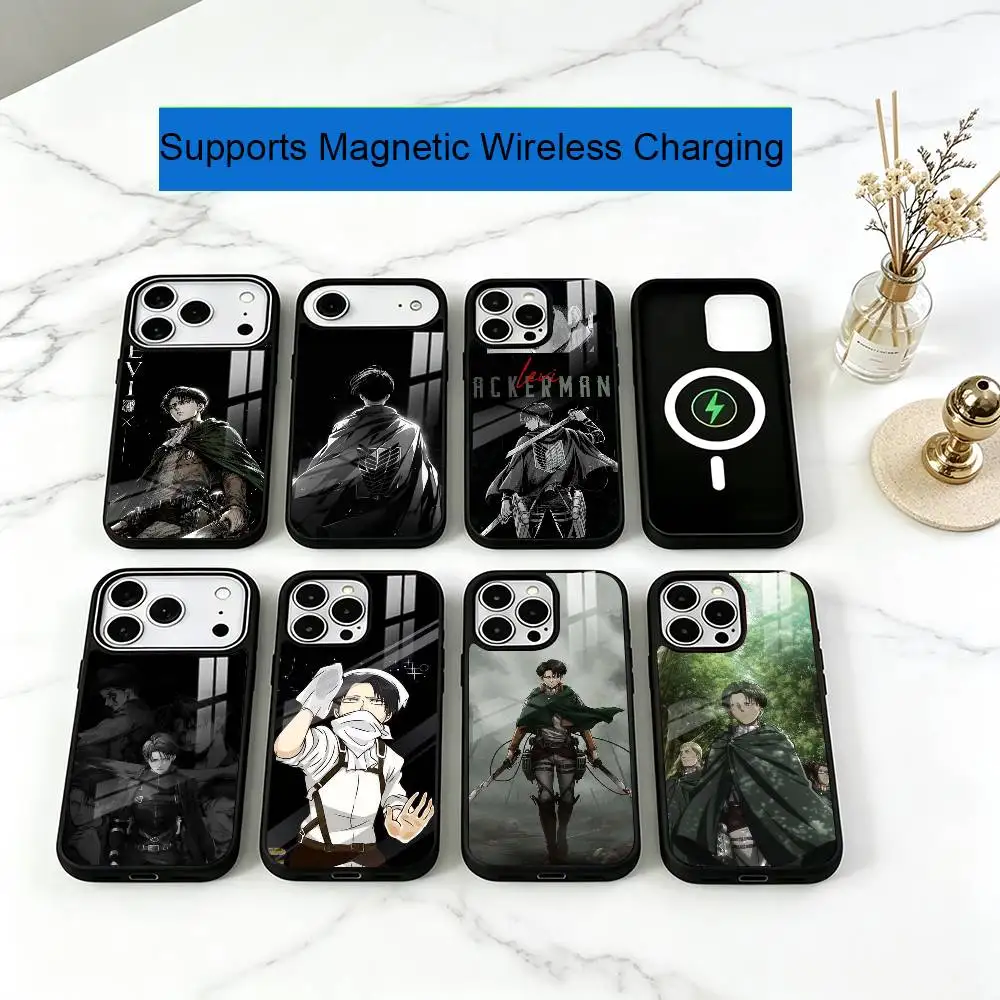 capa-de-telefone-levi-ackerman-attack-on-titan-para-iphone-17-16-15-14-13-12-11-plus-pro-compativel-com-carregamento-magnetico-sem-fio