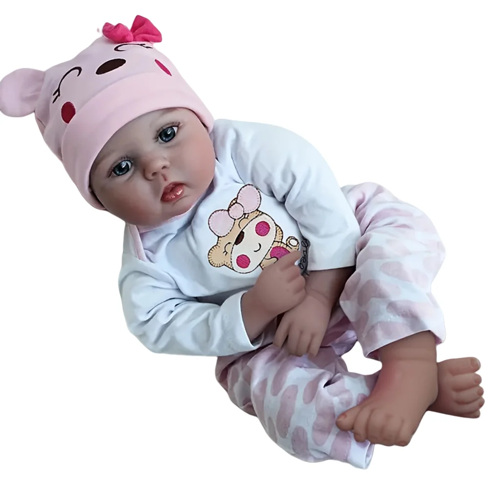 Muñeca de bebé Reborn realista, 20 pulgadas, lindo cuerpo suave realista, muñecas de bebé recién nacido Poseable, muñecas de bebé de vida Real, Niño con caja de regalo