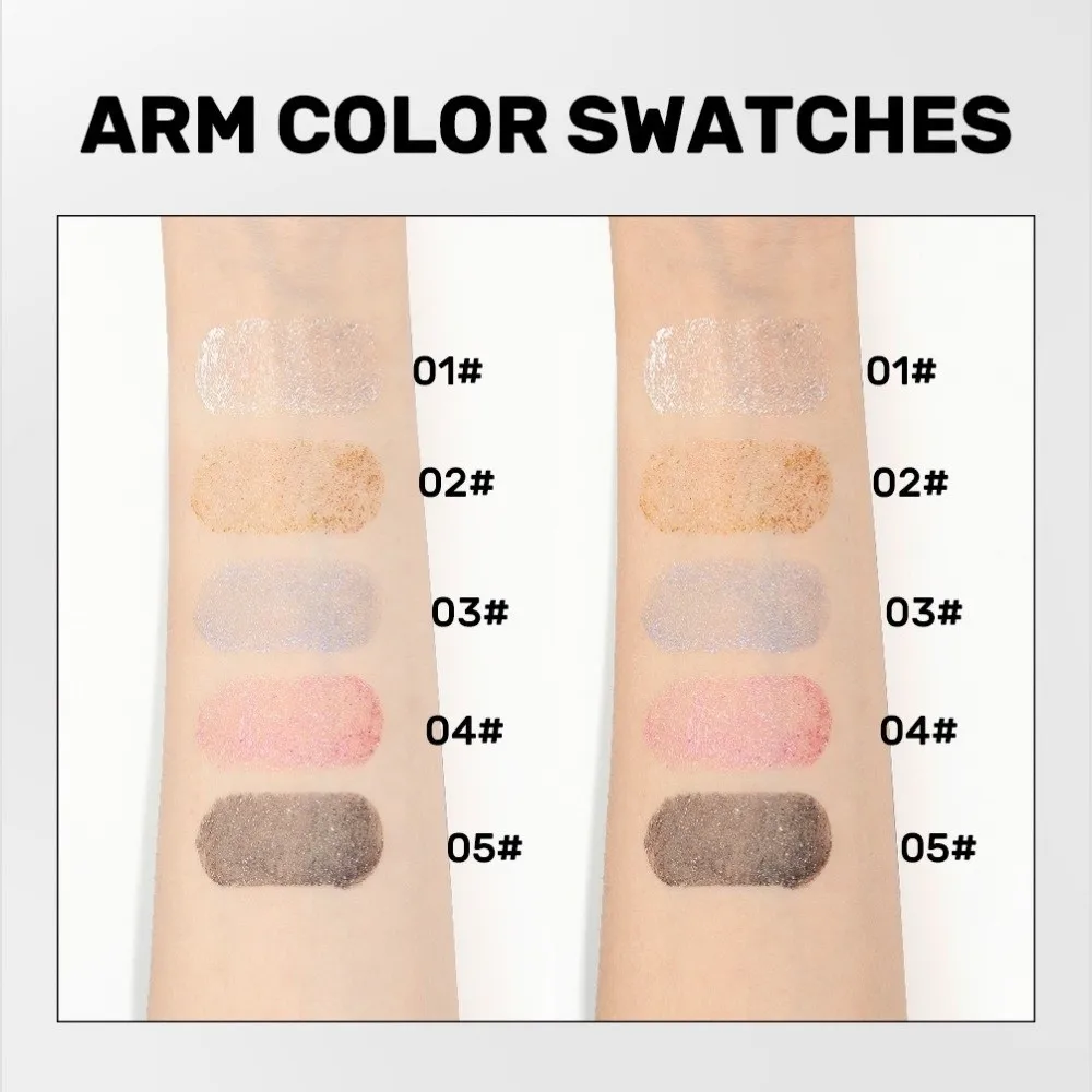 มาสคาร่า 5 สี ประกายเพชร กลิตเตอร์วิ้งๆ แปรงปัดขนตาแห้งเร็ว กันน้ำ ติดทนนาน งอนเด้ง หนาขึ้น