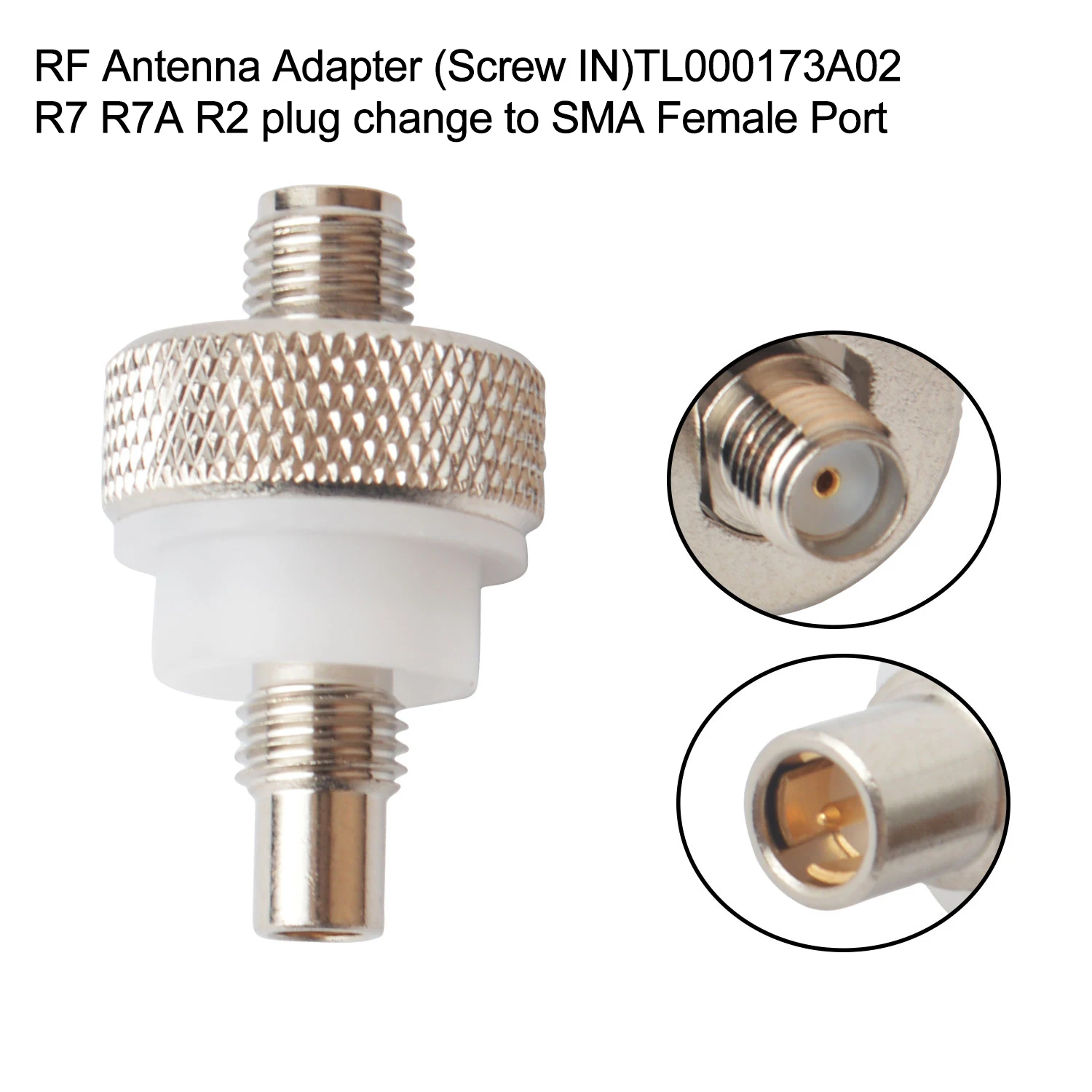 R7 Plug Walkie Talkie RF Antenna Adapter(Screw IN) TL000173A02 Change to SMA Female for connection to External antnena Equipment