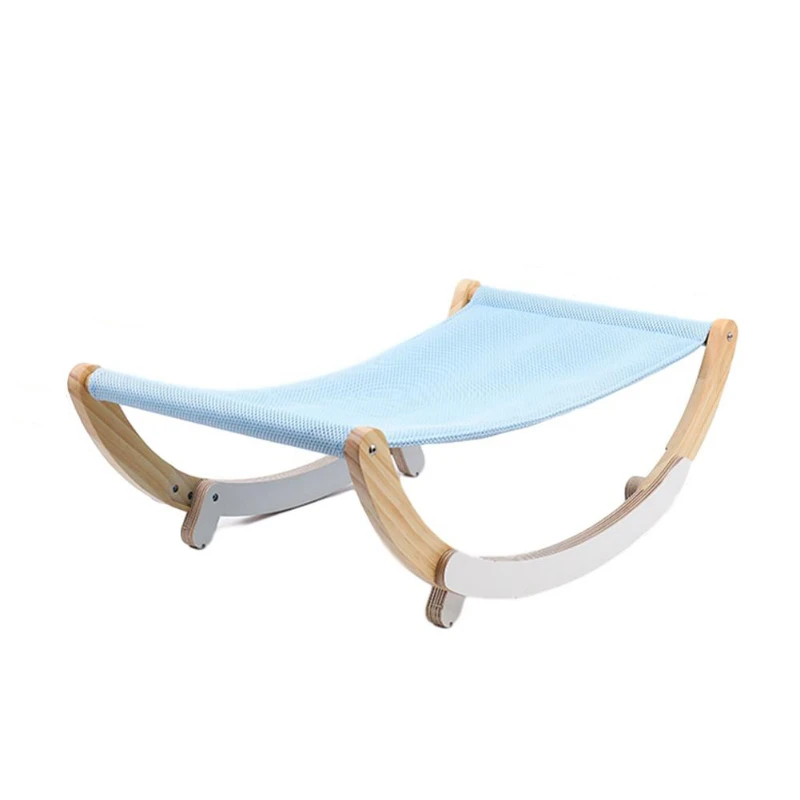 Cat Bed House for Cats Hammock Kitten Rocking Chair Solid Wood Bed Swing Cat Basket Beds and Houses for Cat Pet Supplies Dog