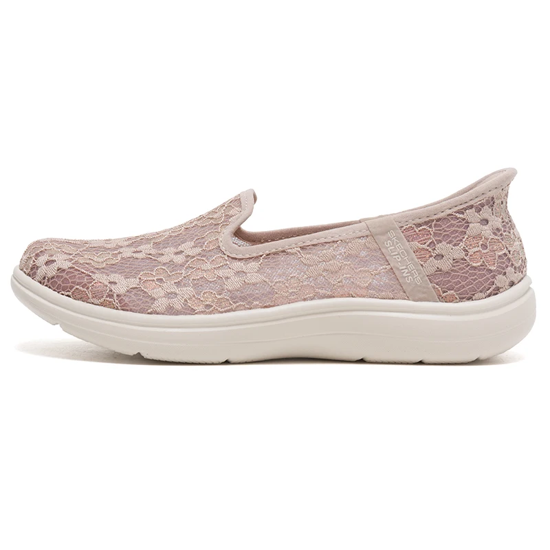 

Skechers Casual Shoes Cushioning Shallow Mouth Flats Women's Walking Shoes Daily Sports Shoes 138363-Tpe