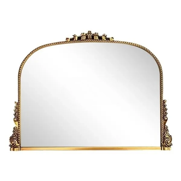 

Французское ретро-зеркало для ванной комнаты Настенное умное светодиодное зеркало для ванной комнаты с защитой от запотевания