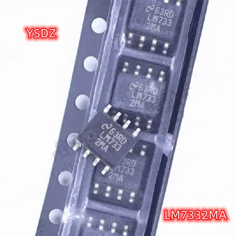 LM7332MA 10ชิ้น/ล็อต LM7332เครื่องขยายเสียง SOP-8