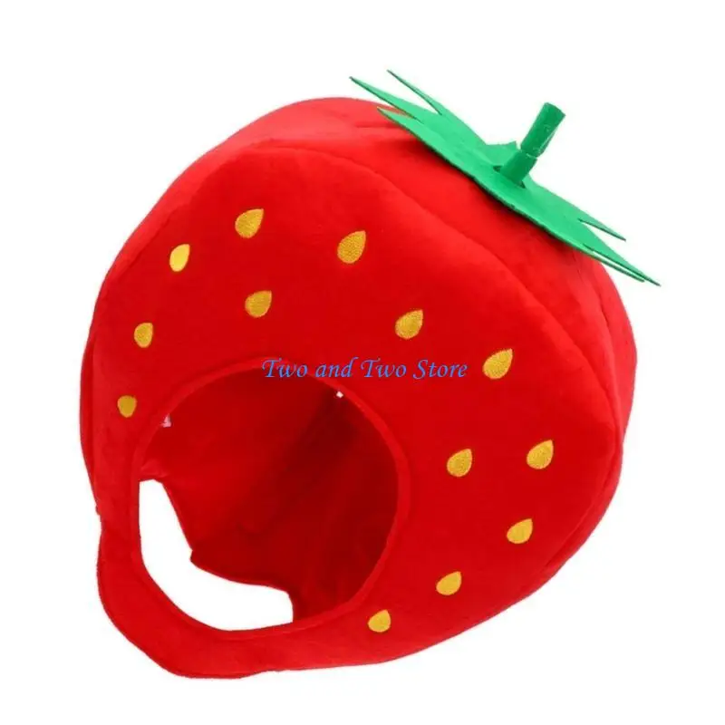 Hx6f Hamphberry Hestgear Peludo Cappello Fragole Frutto Fruit Cappello Fragole Vuota