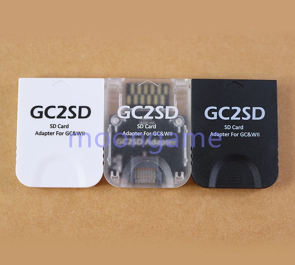 1 قطعة ل وي GC2SD GC إلى SD بطاقة محول الذاكرة TF بطاقة محول قارئ بطاقات SD لوحدة تحكم ألعاب NGC #3