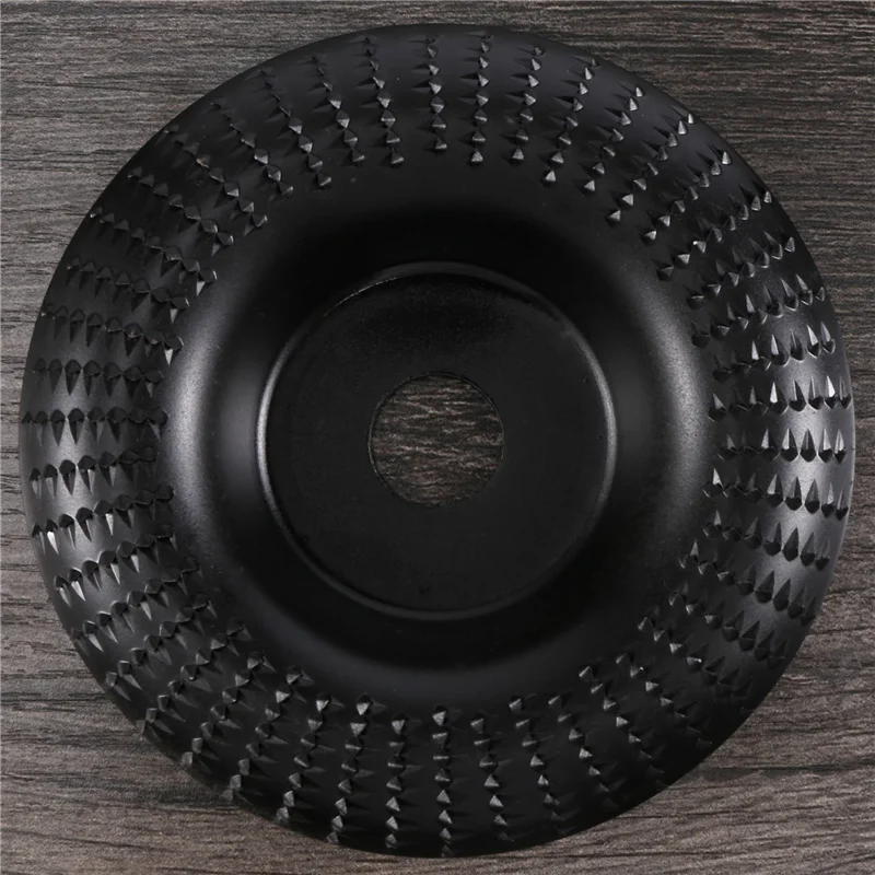 

AA63 HOT Grinder Wheel Disc 4 Inch Wood Shaping Wheel, Wood Grinding Shaping Disk For Angle Grinders With 5/8Inch Arbor