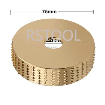 75*22mm disco abrasivo roda de moagem de madeira redonda ferramenta de escultura para ângulo moedor pedra polimento máquina metal ferramenta rotativa
