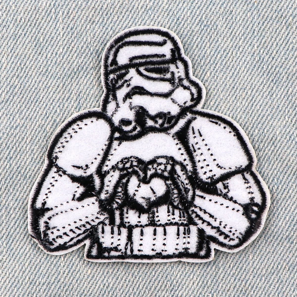 Classic Science Fiction Movie Patches For Men Women Clothes DIY Embroidery Applique Fusible Patch Ironing Stickers Cartoon Badge