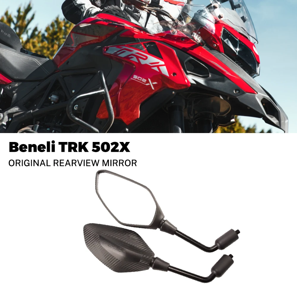 New FOR Benelli TRK502 TRK502X 2020 BJ500GS-5A/D Handlebar Motorcycle Side Rearview Mirrors TRK 502X New Motorcycle Accessories