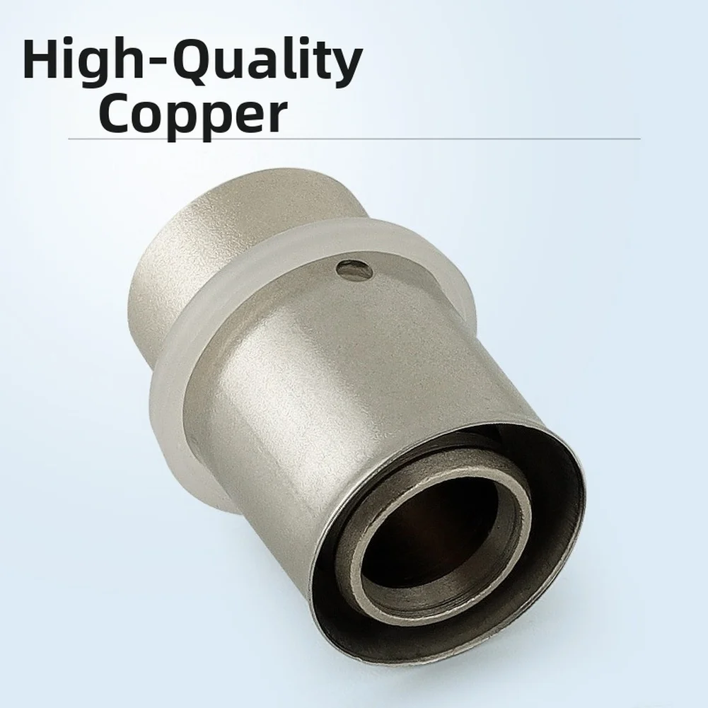 Brass Compression Cap For 1216 1620 FOR Pex AL Pipe Fitting End Cap Fits 1216 1620 For PEX AL Pipe Push On No Tools Secure Seal