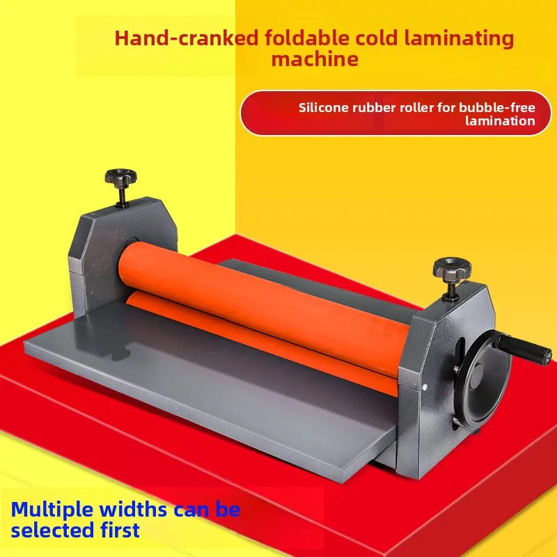 650mm Manual Cold Roll Laminator Desktop Film Laminating Machine for Photos