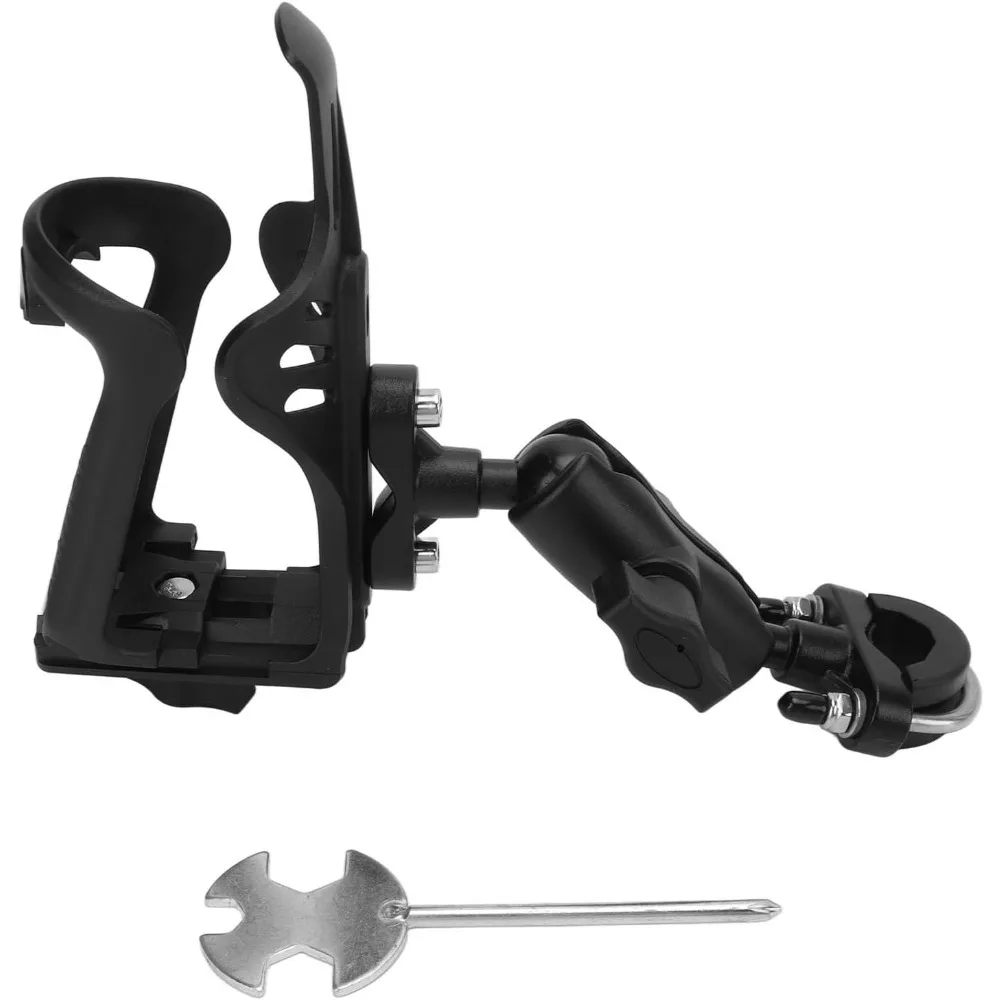 

Universal Nylon Adjustable Motorcycle Cup Holder Water Bottle Cage for Electric Bikes