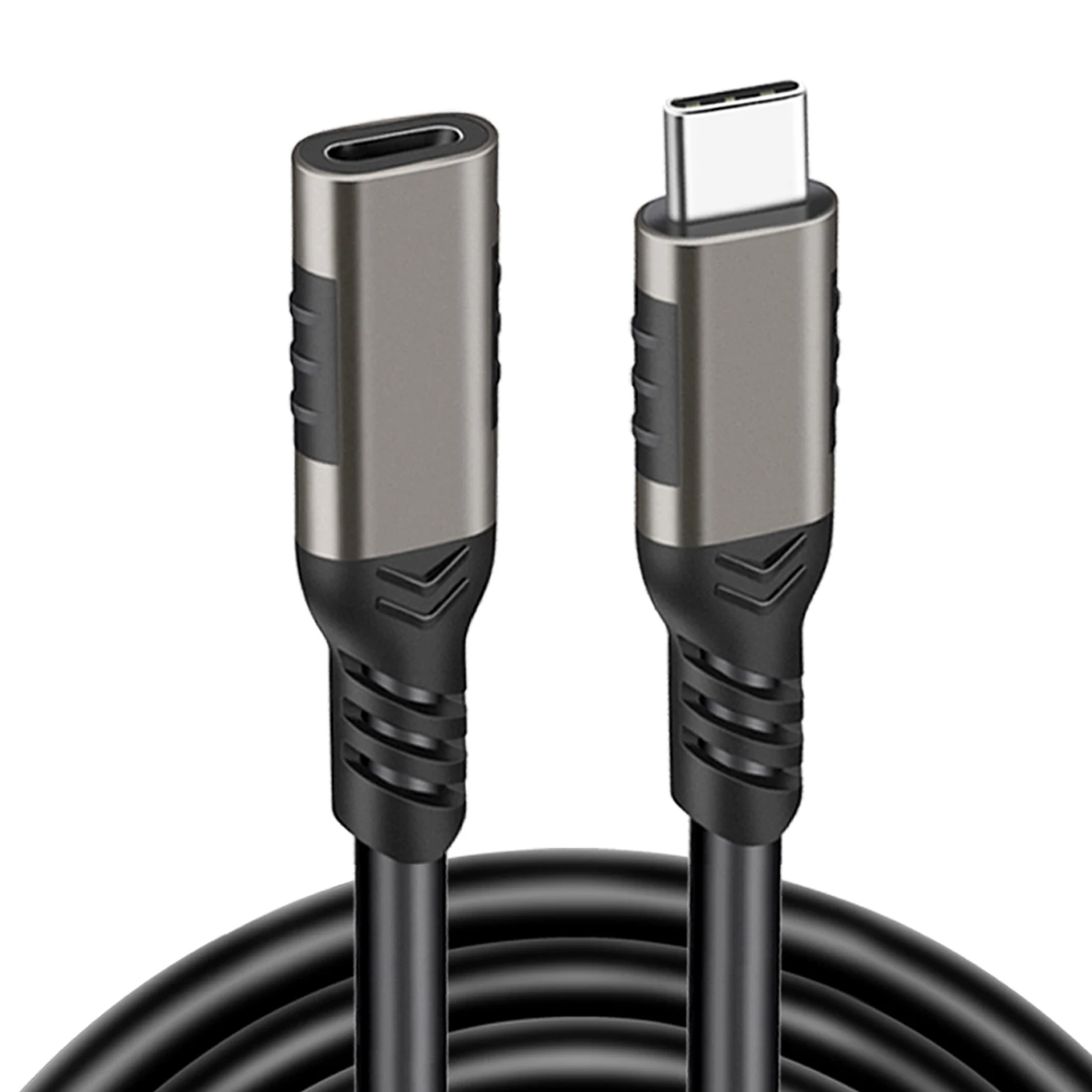 100W USB 3.2 Gen 2 10Gbps USC -C Male to Female Type C Extension Data Sync Charging Cable for Switch Macbook iPhone Samsung iPad
