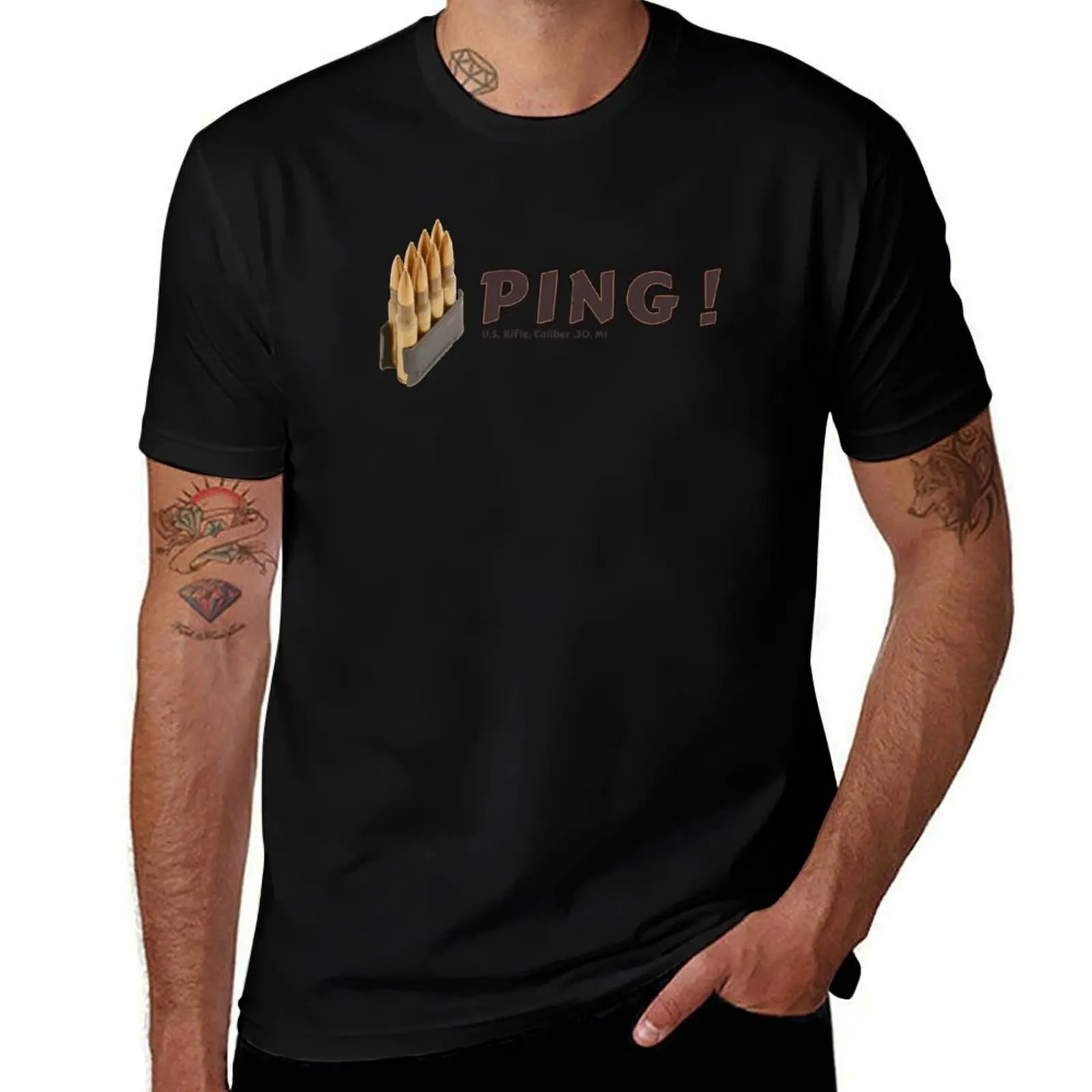 M1 Garand - Ping! T-Shirt Quick Dry Fishing T-Shirt