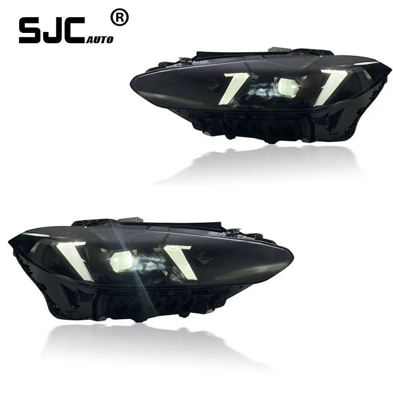 SJC Auto Car Part For BMW 4 Series G22 M4 G82 2021-2023 Upgraded New 2025 Snake Eyes Style Headlight