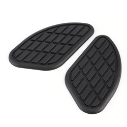 1 Pair Motorcycle Fuel Tank Knee Pad Protector Stickers Side Panels For Harley Honda Yamaha Cafe Racer Vintage Tank Traction Pad
