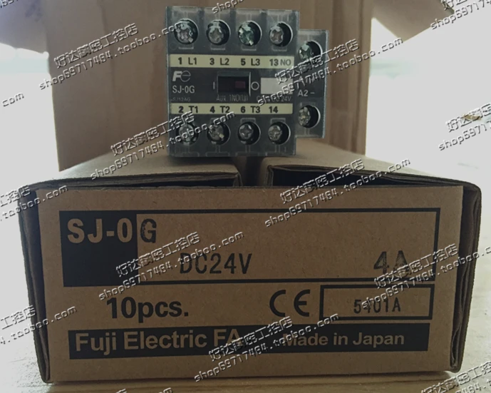 Nouveau contacteur électromagnétique authentique de Fuji SJ-OG SJ-0G 4A (1NO) 24VDC