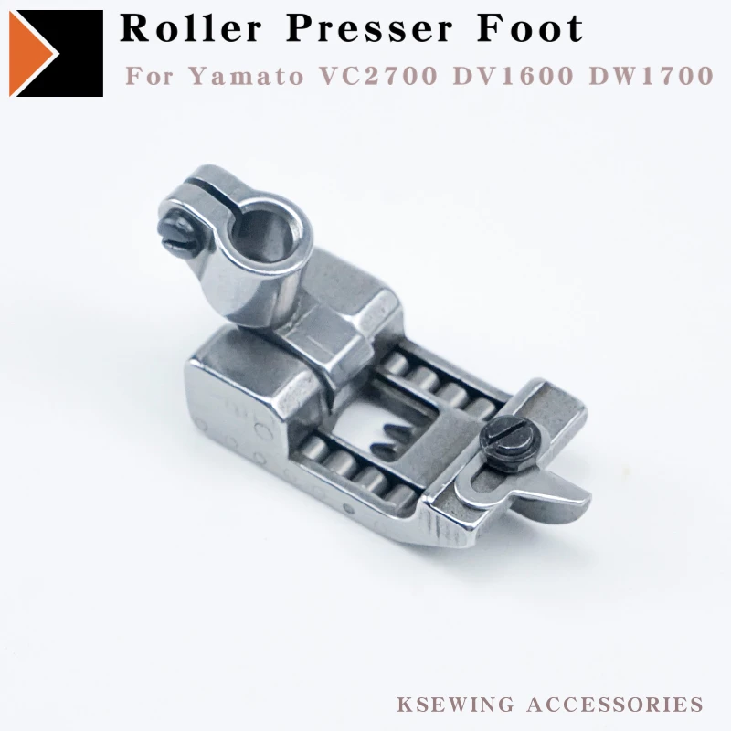 R64041-56 Roller Presser Foot For Yamato VC2700 DV1600 DW1700 Flatlock Sewing Machine Accessories Needle Distance 5.6mm