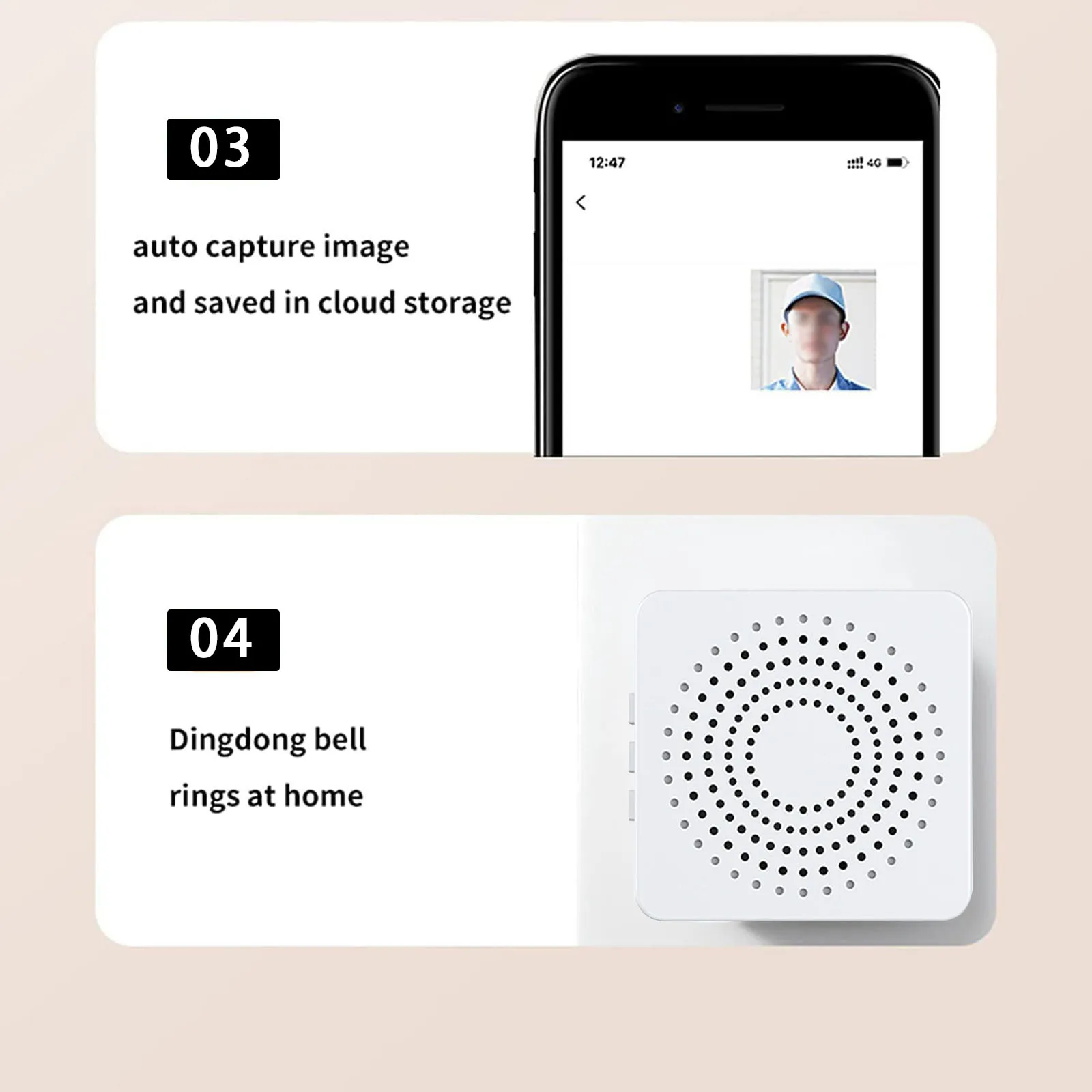 Wireless Remote Device for 1080P for Video Doorbell Camera Systems with 140 Degree Field of View and Two-Way Audio Functionality