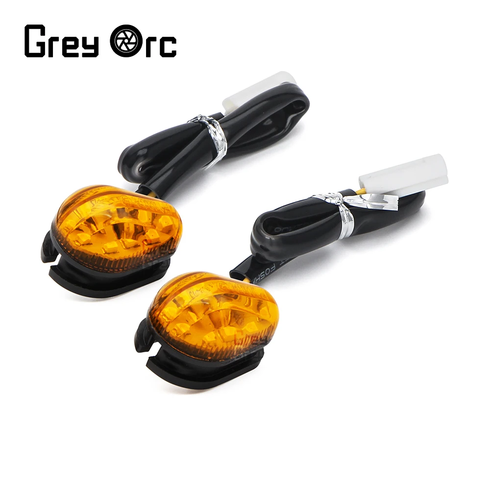 For YAMAHA Universal YZF R1 S M R6 R25 R3 R15 R125 YBR 125 250 Accessories 2 Wire 170MM Motorcycle LED Mini Turn Signal Flasher