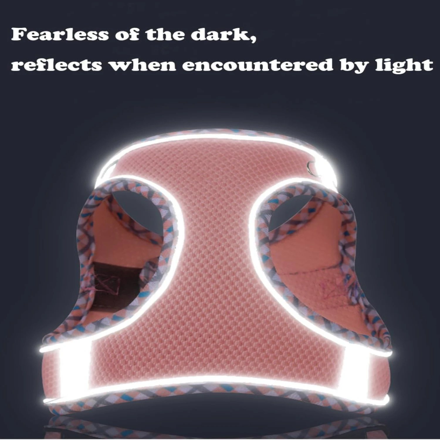 Small/Medium Cozy, Secure, and Reflective Adjustable Dogs Harness and Leash Set - Top-Quality No-Pull Step-In Vest for Safe and