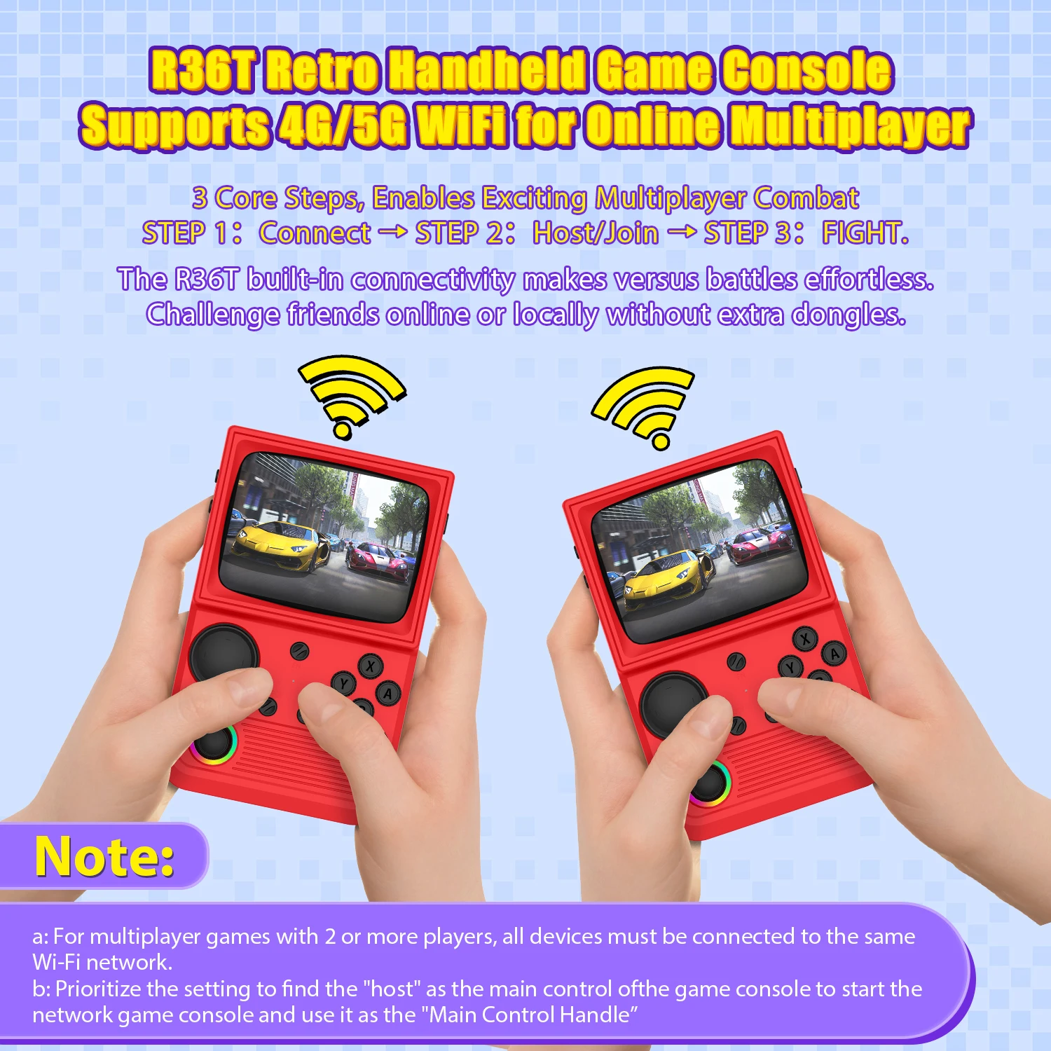 Retro Handheld Game Console - 22000+ Games, 3.5" IPS Screen