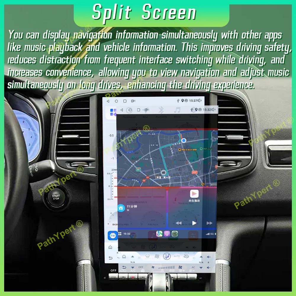 QCM 6125  Android15 For Renault Koleos Megane 4 Samsung SM6 Talisman 2016-2021 14.5”Qled Screen Multimedia player Radio CarPlay view 6