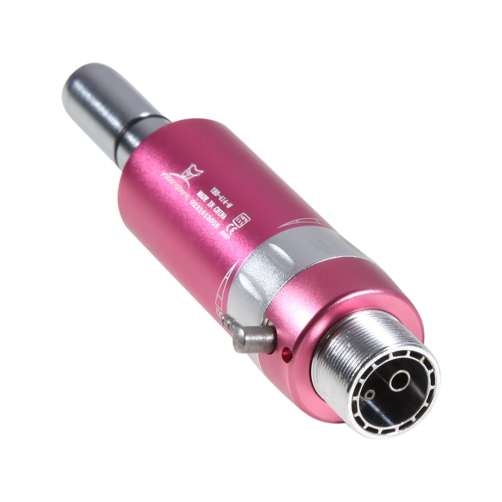 Hot Sale! N-S-K Style Pink Den tal Low Speed Air Motor 1:1 E-type External Spray 2 Hole Fit Slow Speed Handpiece