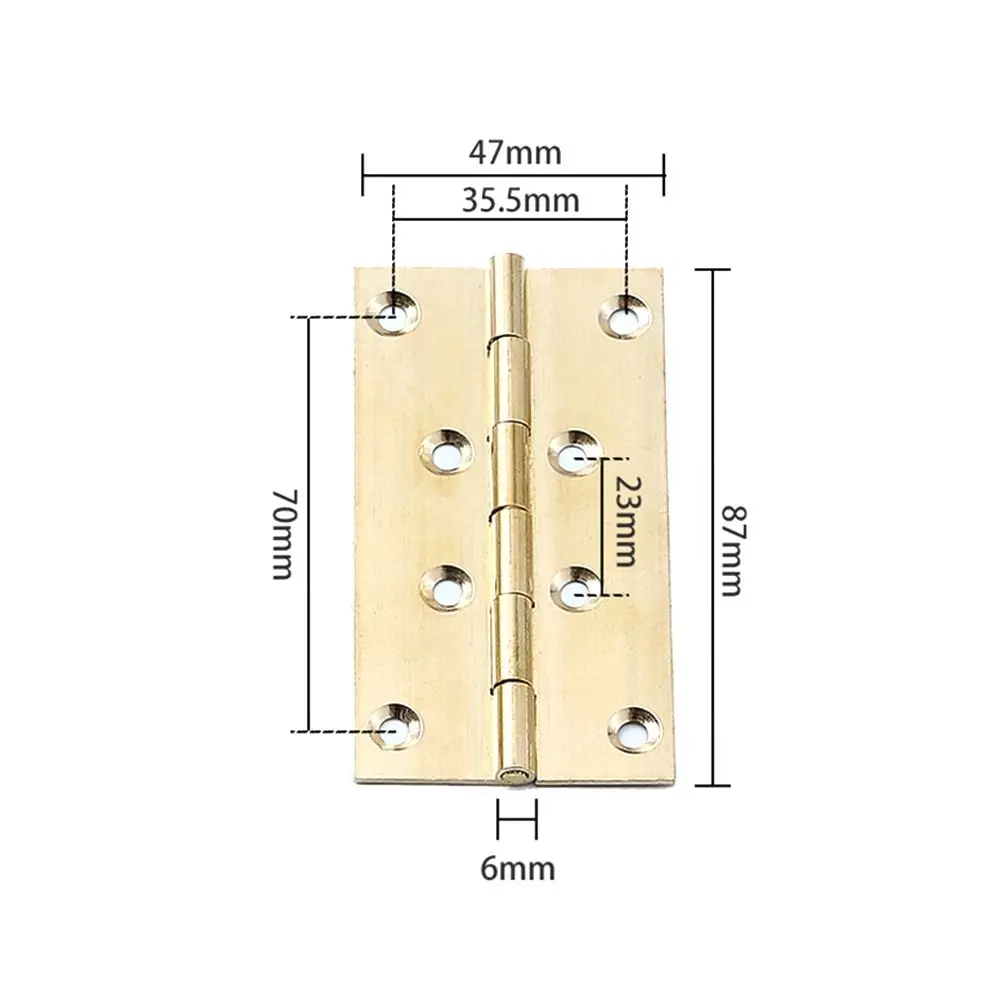 Window Accessories Door Hinges 3.5inch Multilayer Plating Cross Hinge Brass Mute Furniture Hardware Cabinet Cupboard Window Door