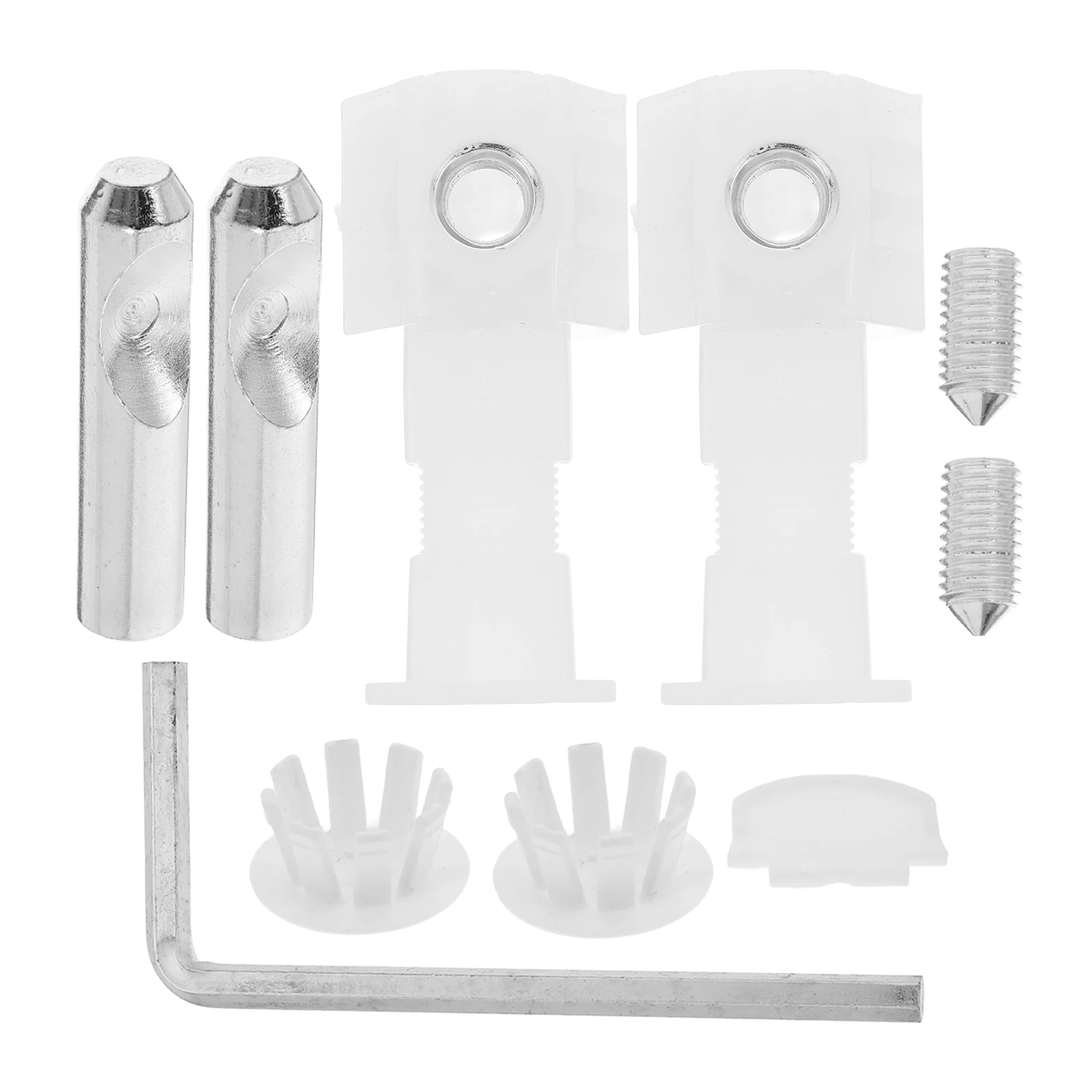 

10Pcs Toilet Seat Screws Wall Hung Toilet Installation Kit Nylon Locking Back Connectors Fixing Bolts Replacement Bathroom